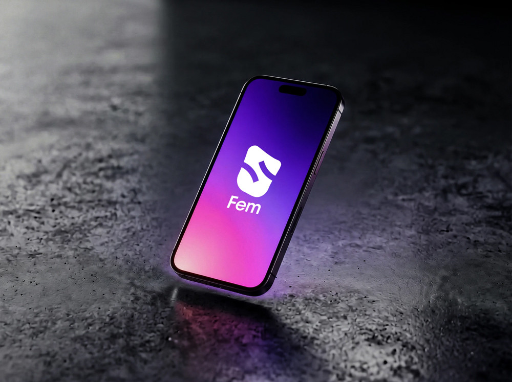 Mobil design för telekomvarumärket